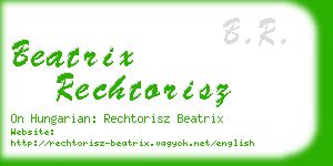 beatrix rechtorisz business card